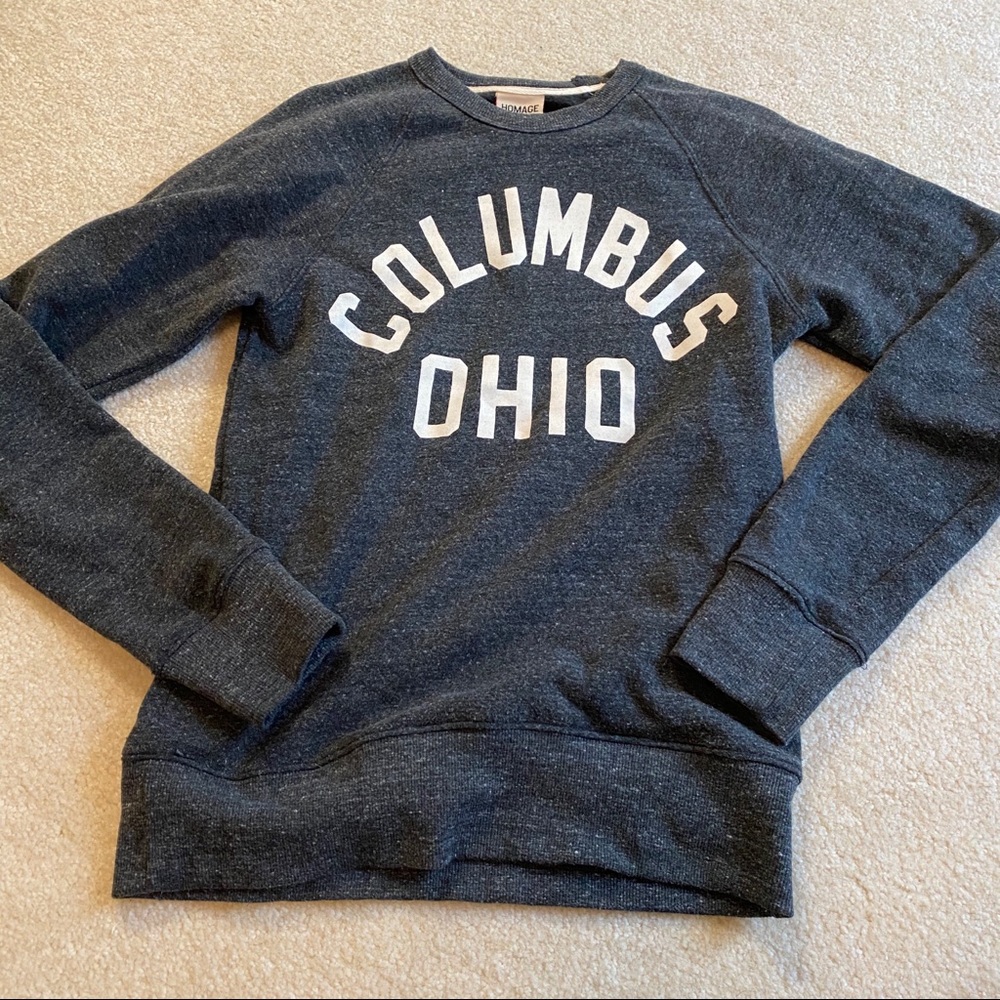 HOMAGE COLUMBUS OHIO CREWNECK LIKE NEW